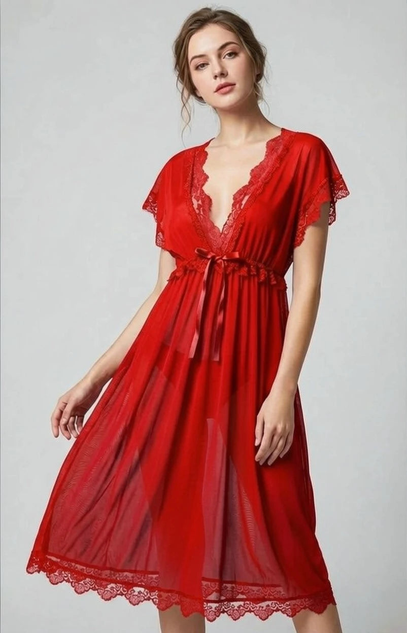 Lace Nightwear Dress 23188