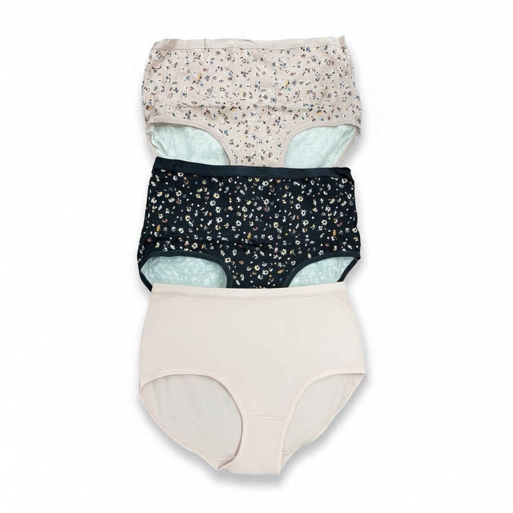 MULTI COLOR BRIEF PANTY PACK OF 3 PS5733