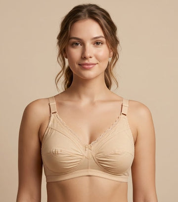 ELEGANT LACE COTTON BRA- 1025