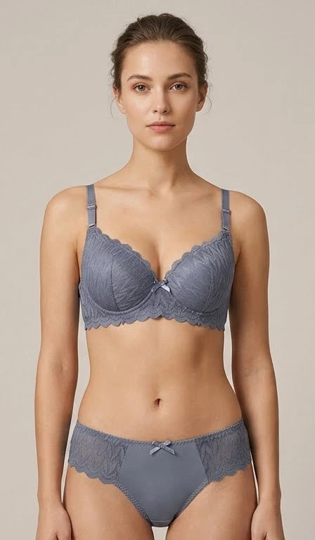 PADDED WIRE BRA SET 8215