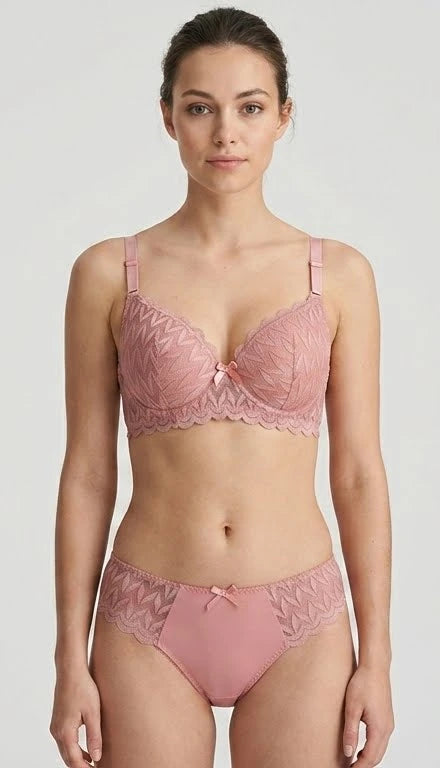 PADDED WIRE BRA SET 8215
