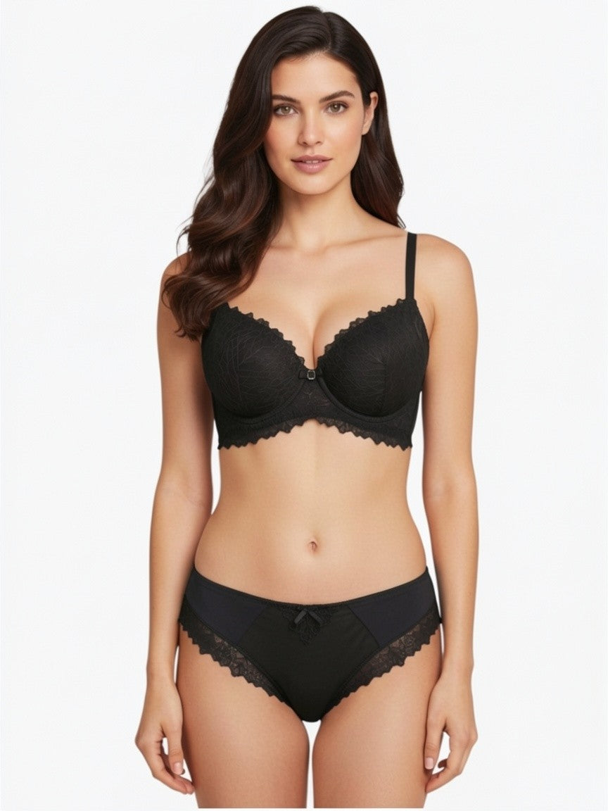PUSH UP WIRE BRA SET - A24060