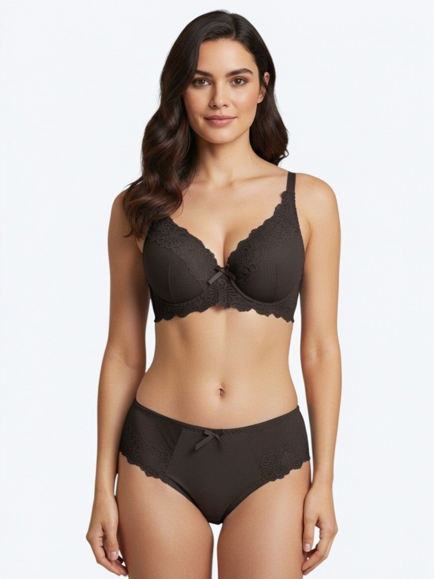 PADED WIRE BRA SET - 8221