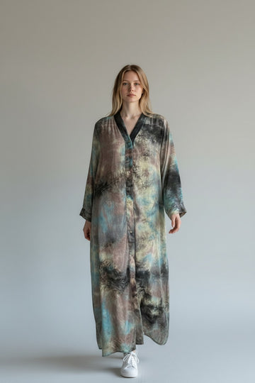 PRINTED ABAYA V205