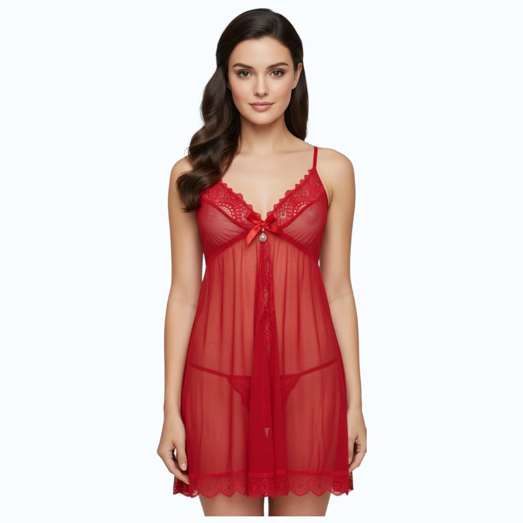 Lace Babydoll Nightwear K-2103
