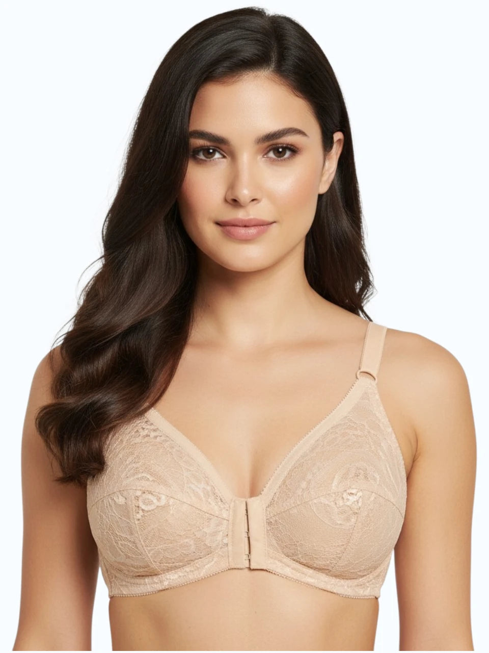 FRONT OPEN KINTTED BRA E1050