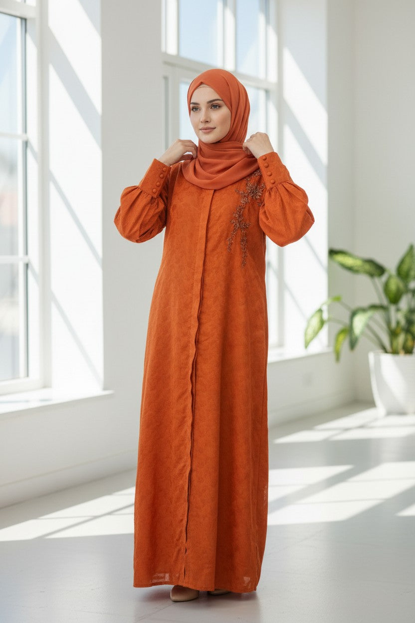EMBROIDERY ABAYA