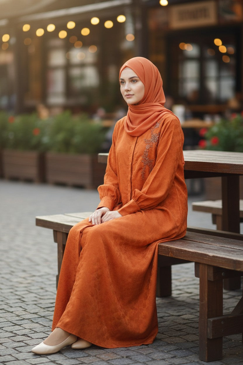 EMBROIDERY ABAYA