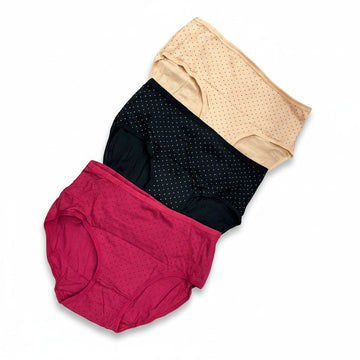 MULTI COLOR BRIEF PANTY PACK OF 6-B225