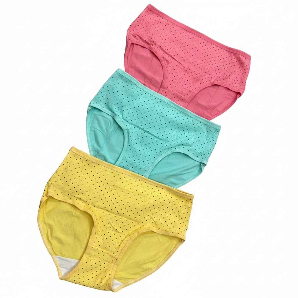 MULTI COLOR BRIEF PANTY PACK OF 6-B225